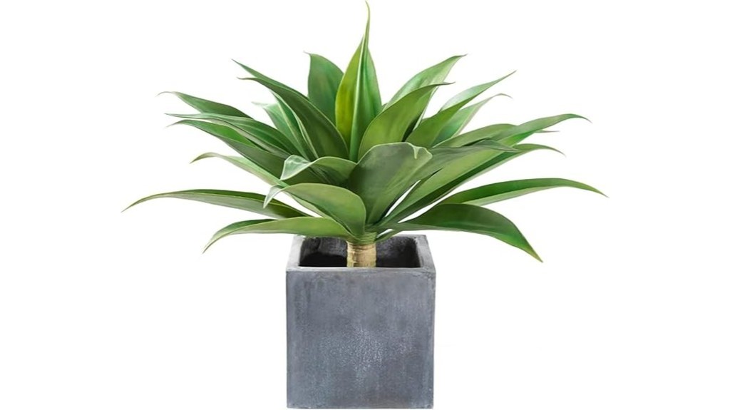 artificial 28 inch agave plant