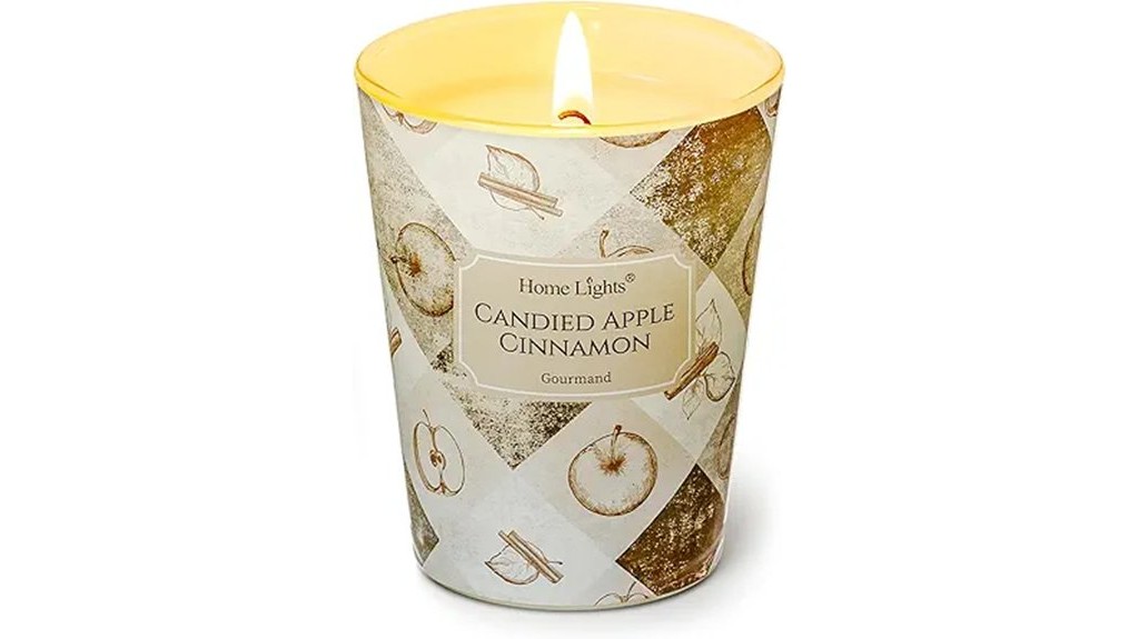 candied apple cinnamon candle