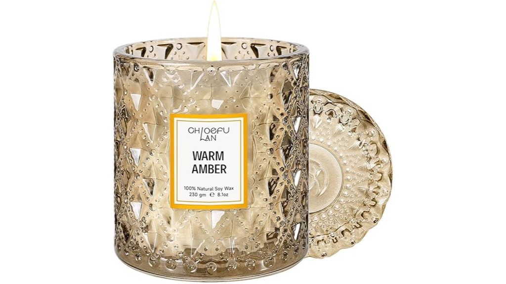 chloefu amber scented candle