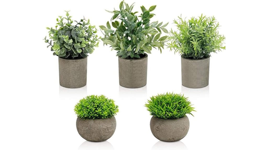 faux greenery home decor