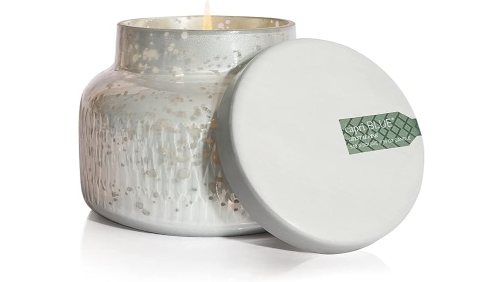 holiday scented jar candle