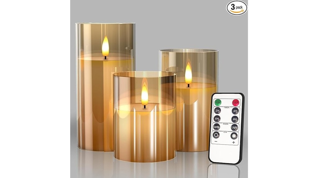 remote controlled flameless candles